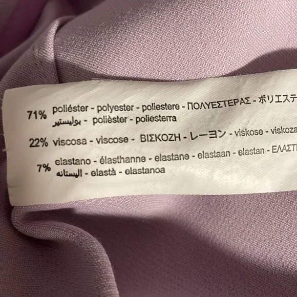 ZARA Women’s Lilac High-Waisted Pants M EUC - Picture 13 of 13